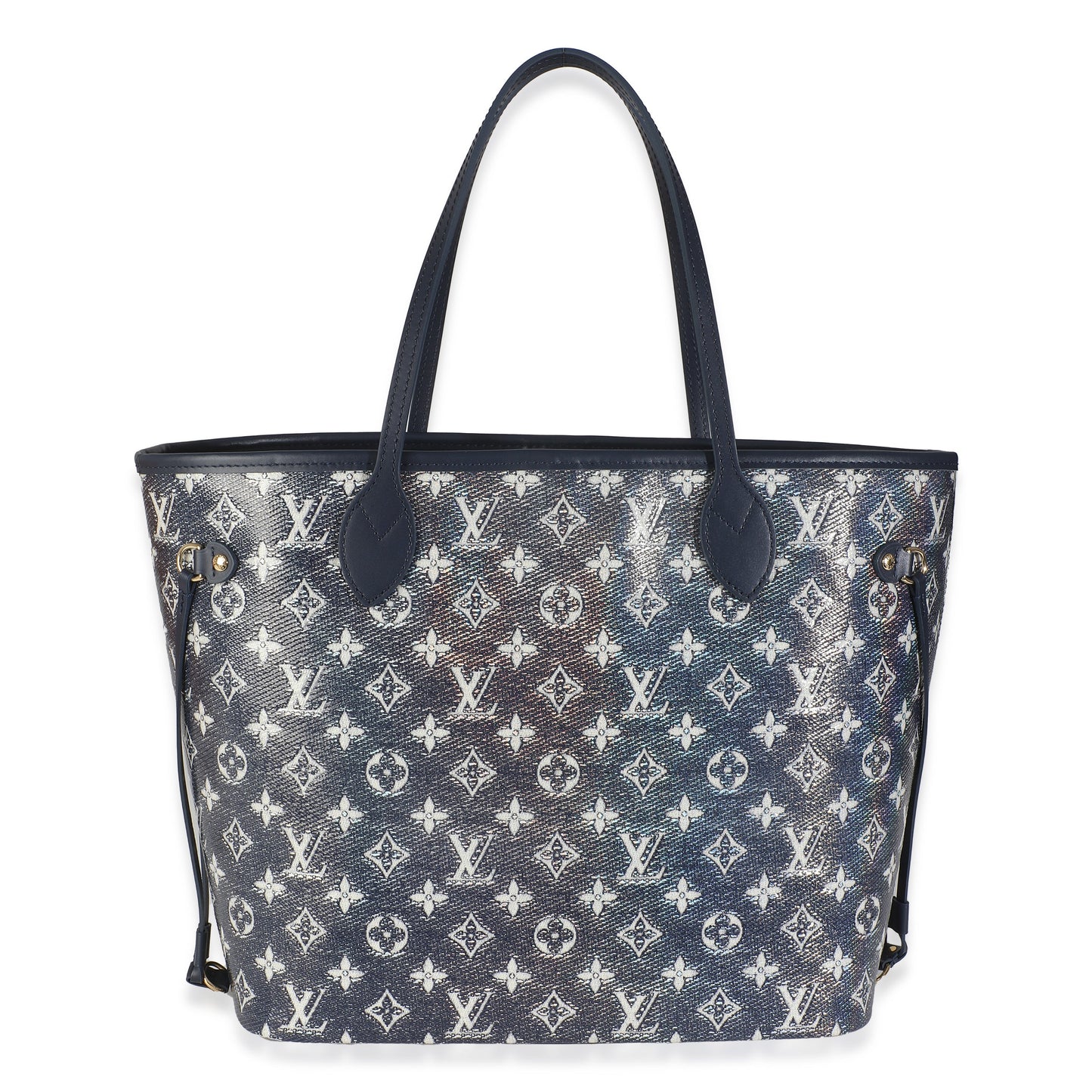 Louis Vuitton Blue Monoglam Canvas Neverfull MM