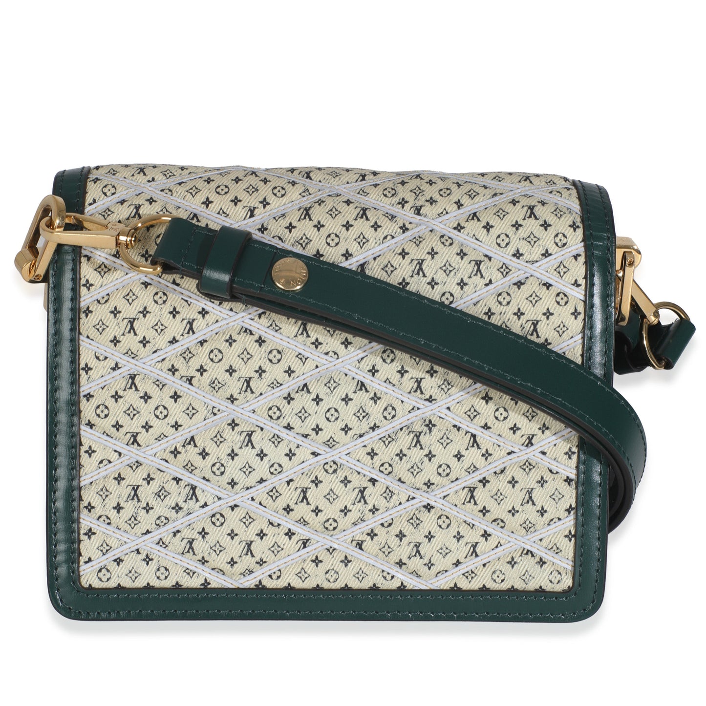 Louis Vuitton Denim Printed Monogram Mini Dauphine