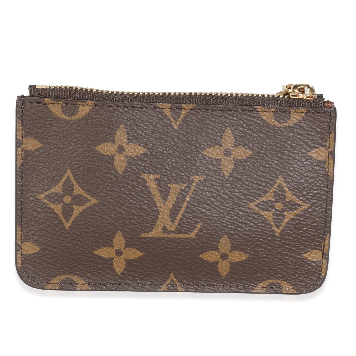 Louis Vuitton Cognac Monogram Canvas Romy Card Holder