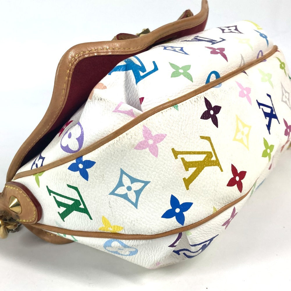 LOUIS VUITTON Shoulder Bag Monogram multicolor canvas white Monogram multicolor Patty Ribbon Ribbon Women