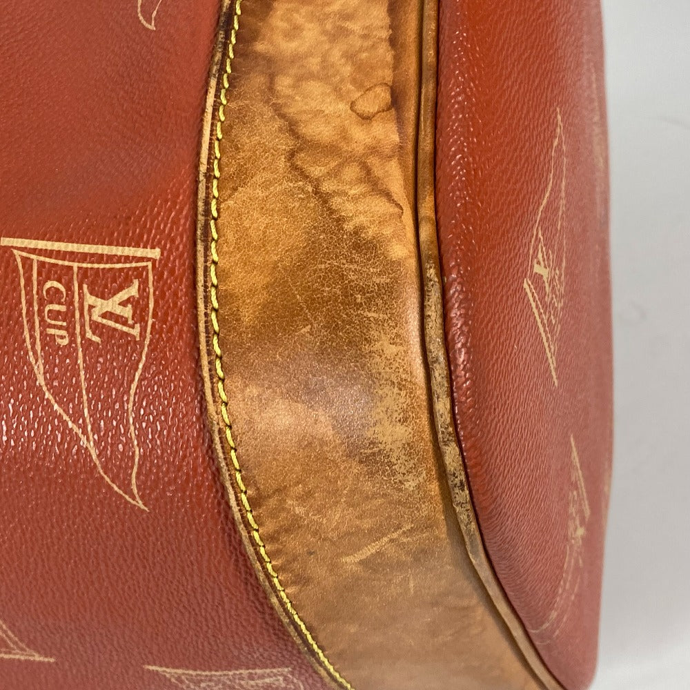 LOUIS VUITTON Shoulder Bag Leather / PVC Brown LVCUP Louis Vuitton Cup Saint Tropez Women