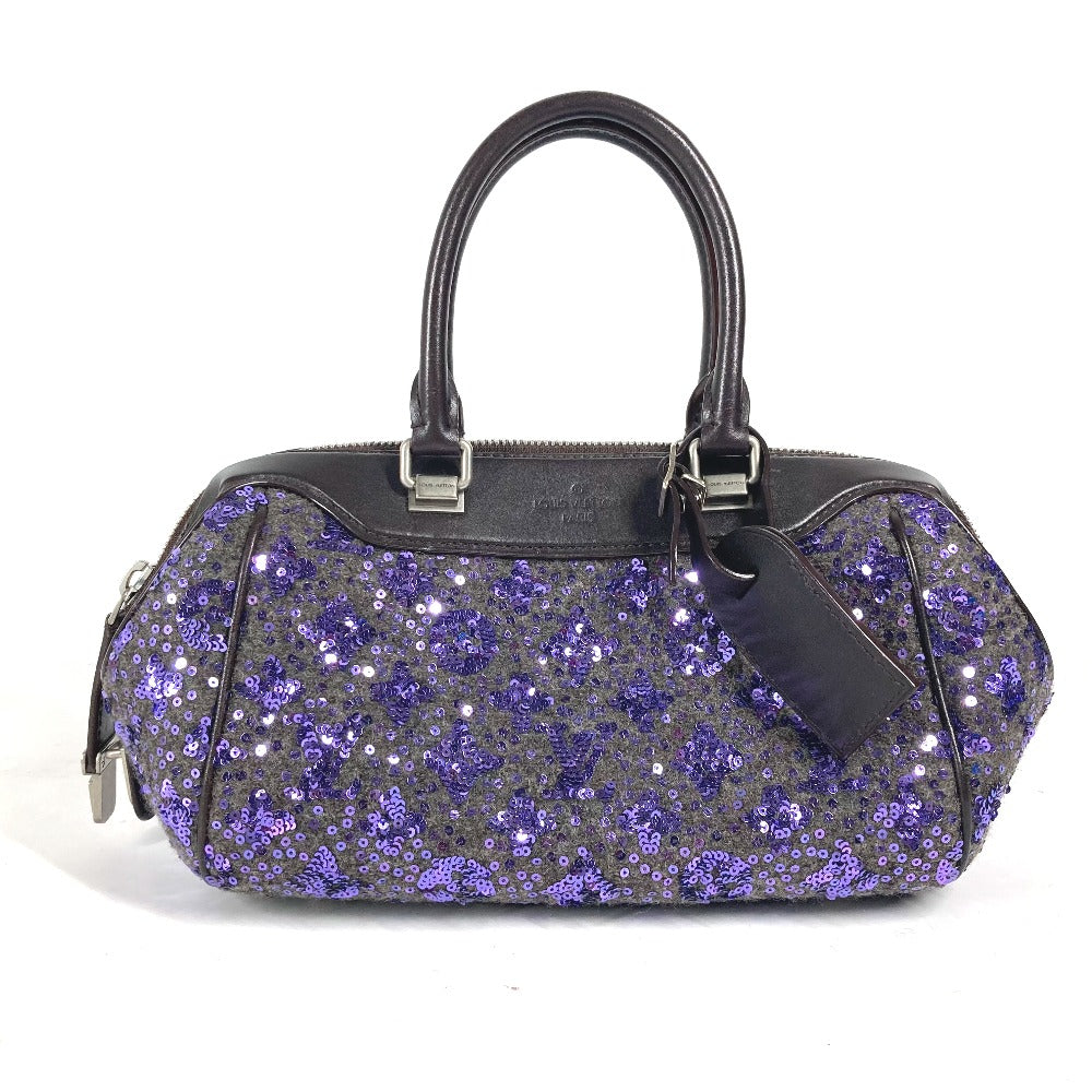 LOUIS VUITTON Handbag M40793 leather purple Sunshine Express