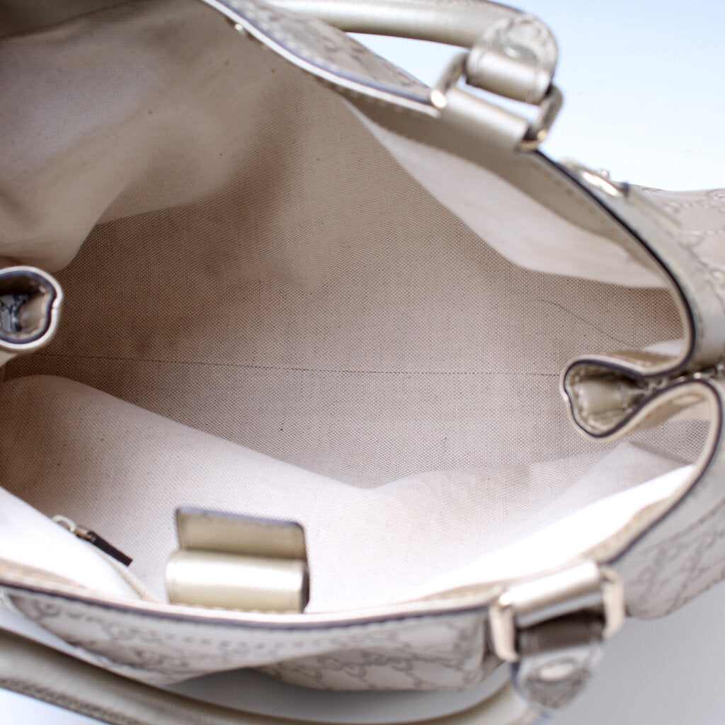 Gucci 211944 Sukey GG Leather Medium Bag