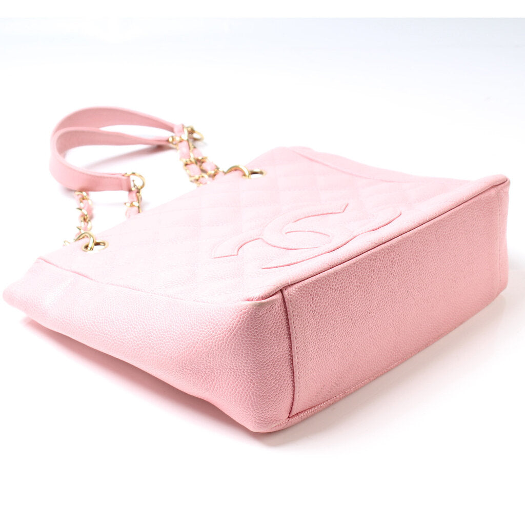 Chanel Petite Shopping Tote Caviar Bag