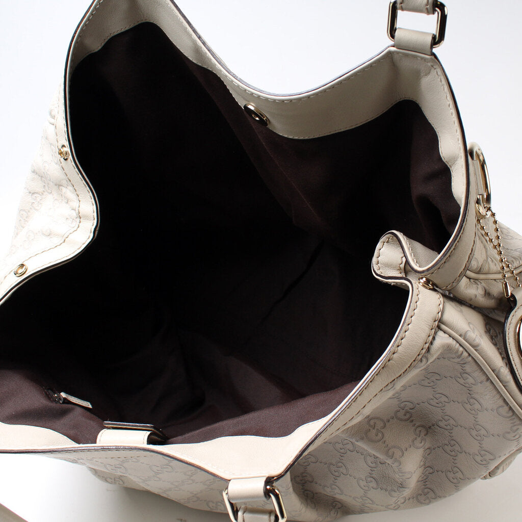 Gucci 211944 Sukey GG Leather Medium Bag