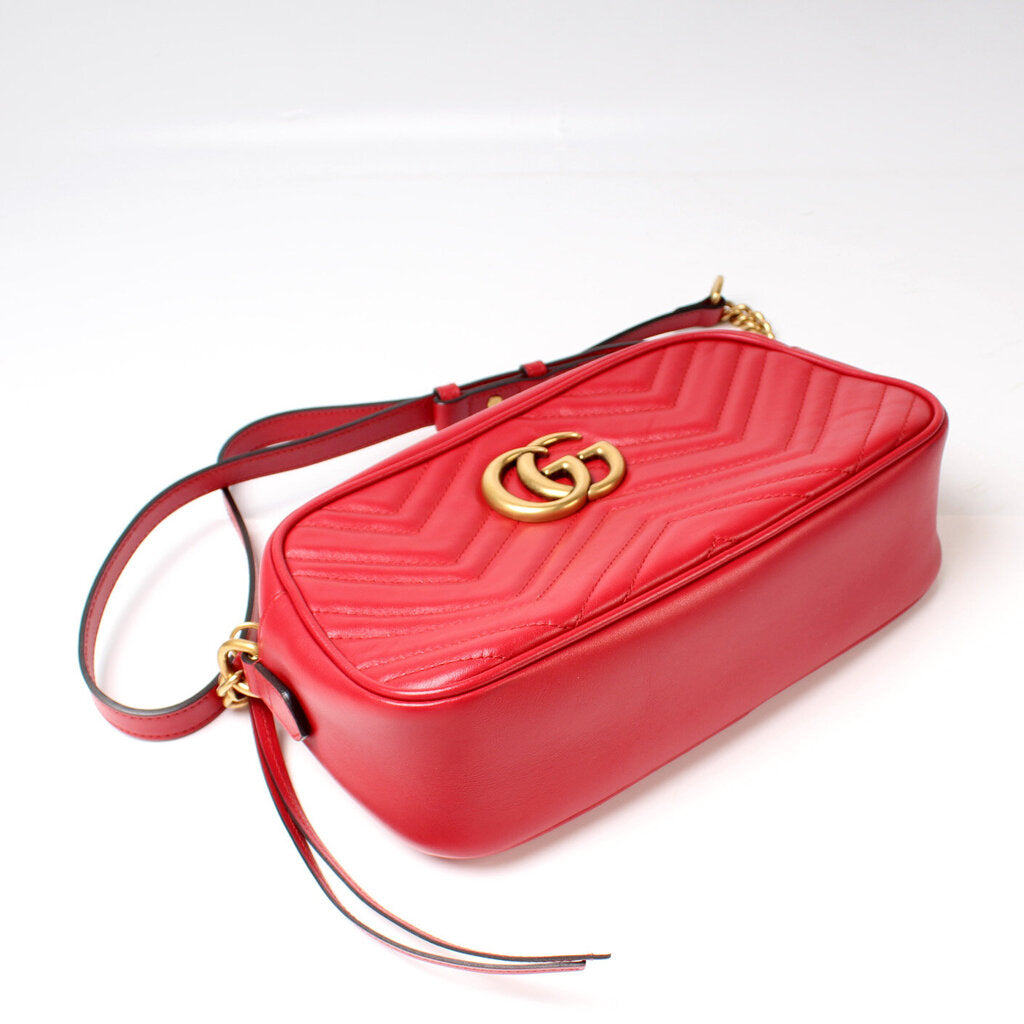 Gucci 447632 Marmont Small Leather Camera Bag
