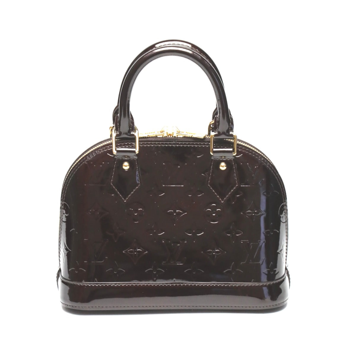 LOUIS VUITTON Handbag Monogram Vernis purple Monogram Alma BB