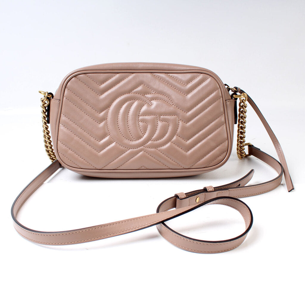 Gucci 447632 Marmont Small Leather Camera Bag