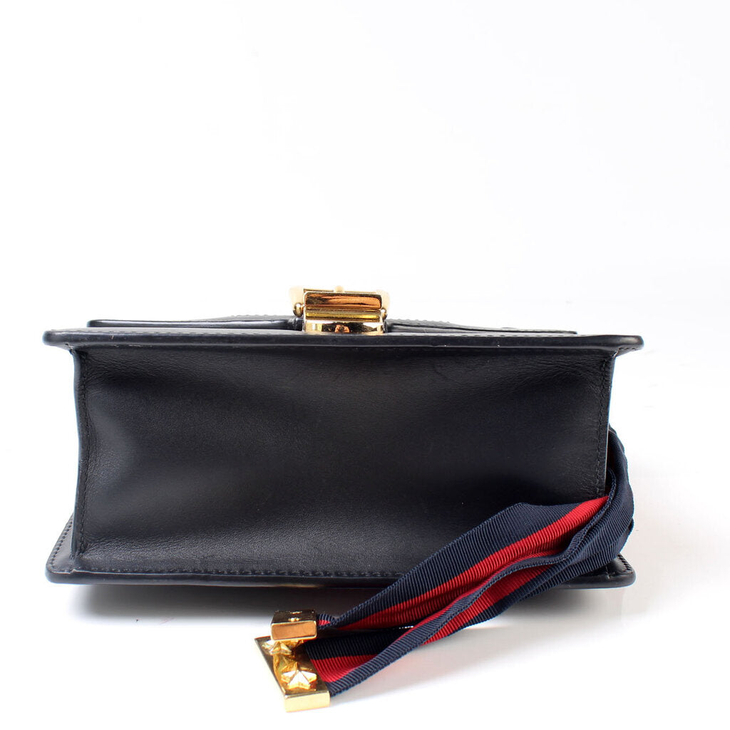 Gucci 431666 Sylvie Mini Leather Shoulder Bag