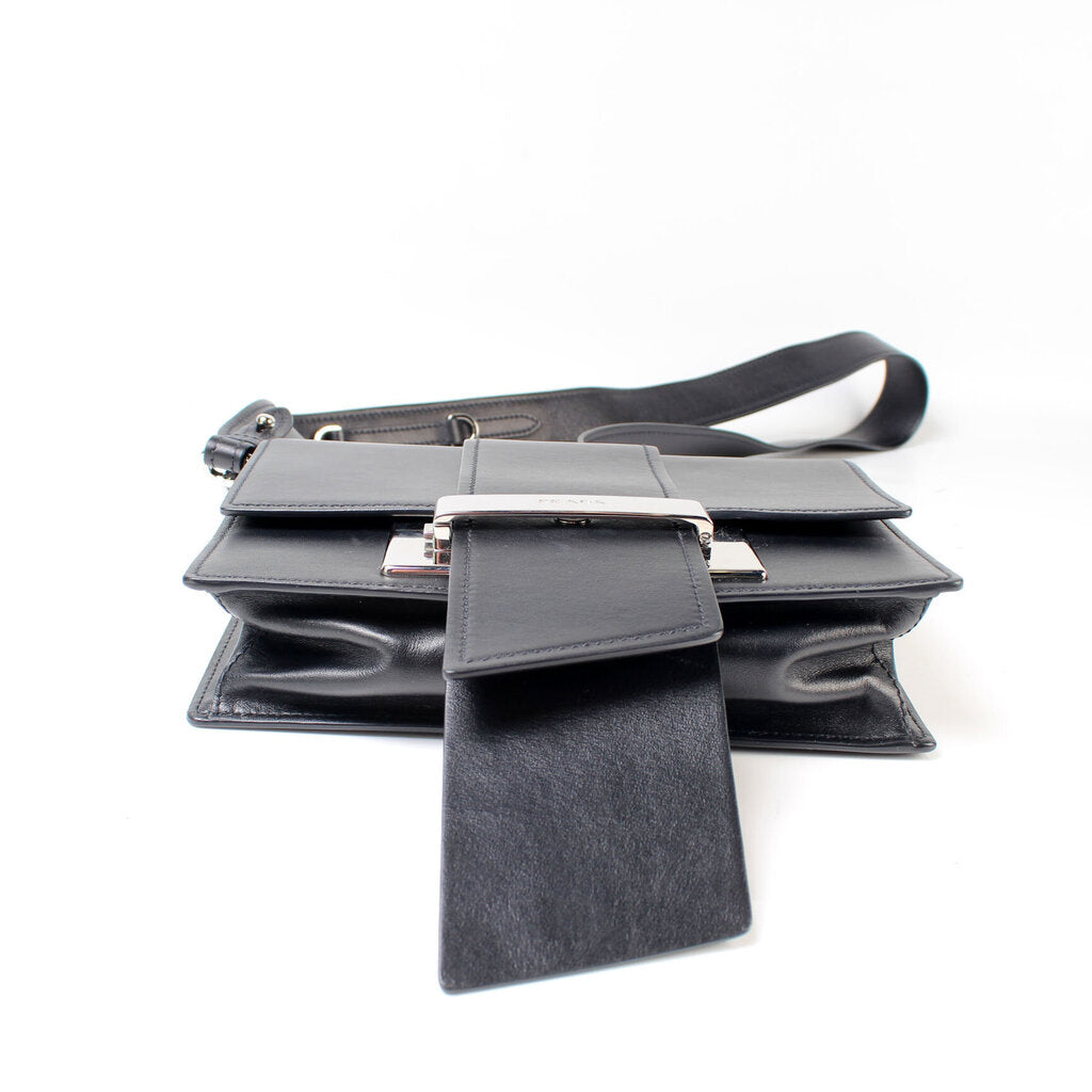 Prada Ribbon City Calf Shoulder 1BD068 Bag