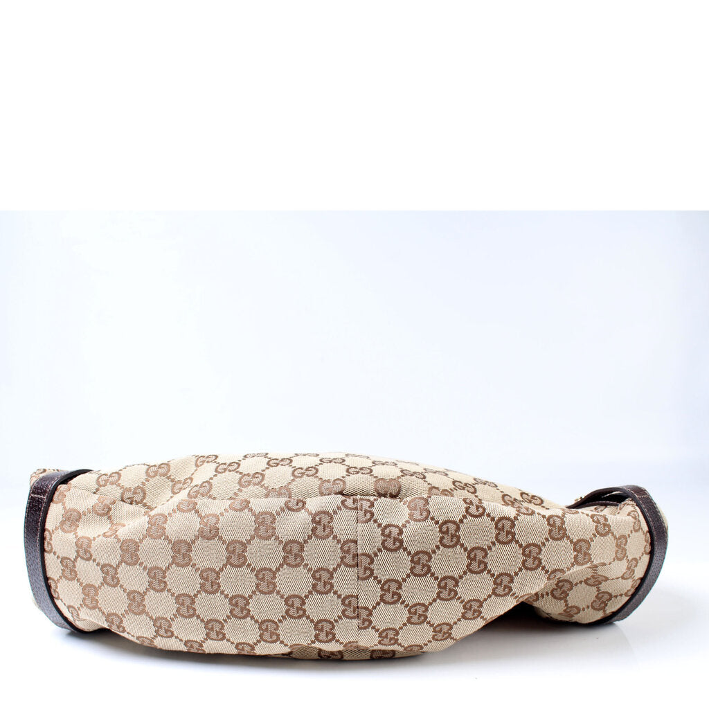 Gucci 130736 Abbey Canvas Tote Medium Bag
