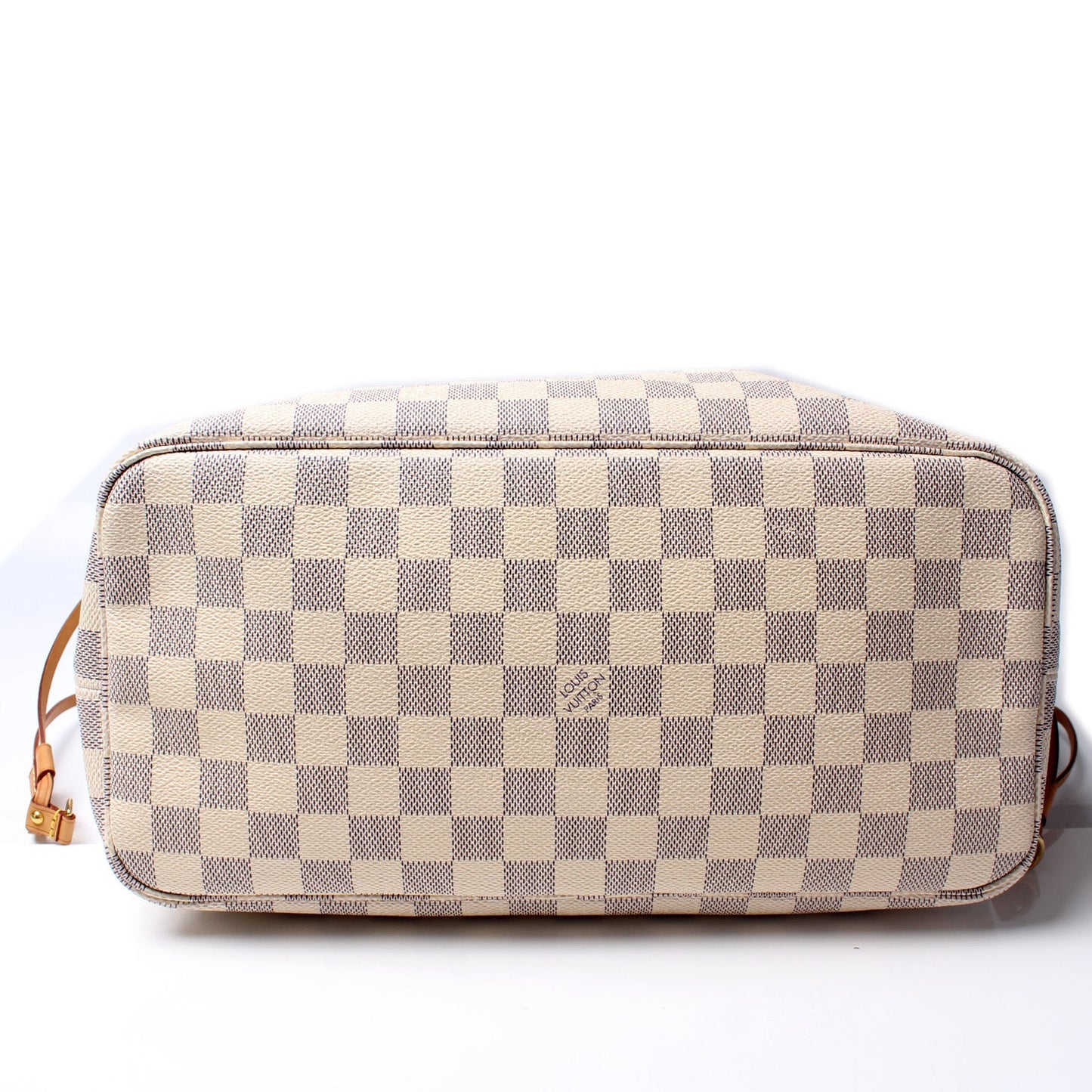 Louis Vuitton Neverfull MM W/ Pochette Damier Azur