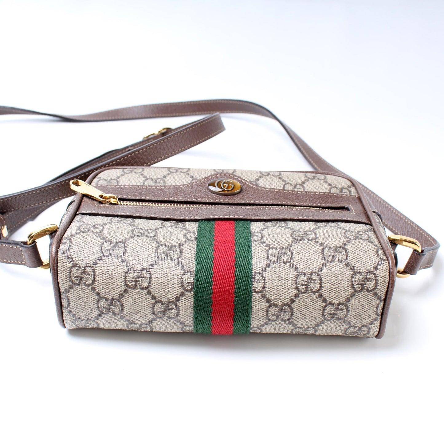 Gucci 517350 GG Supreme Mini Ophidia Bag