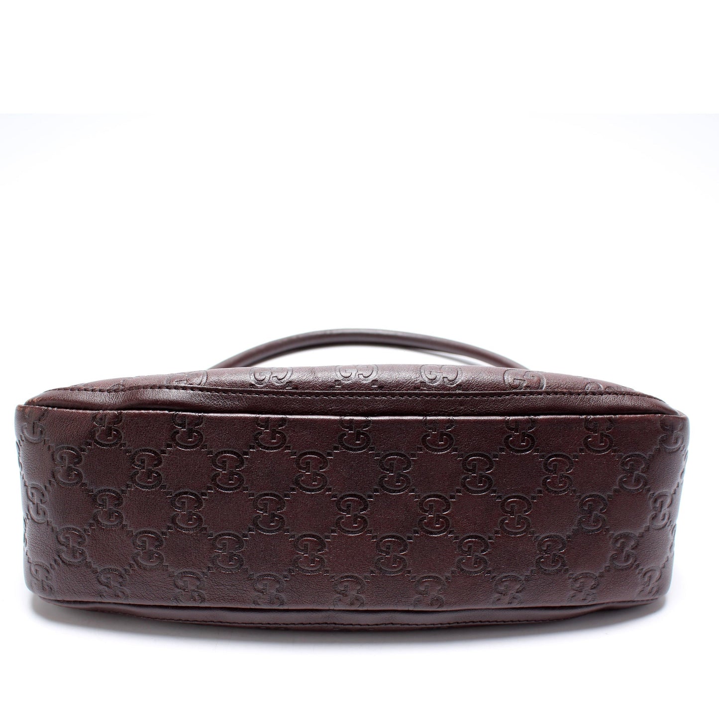 Gucci 130939 GG Leather Abbey Pochette Bag