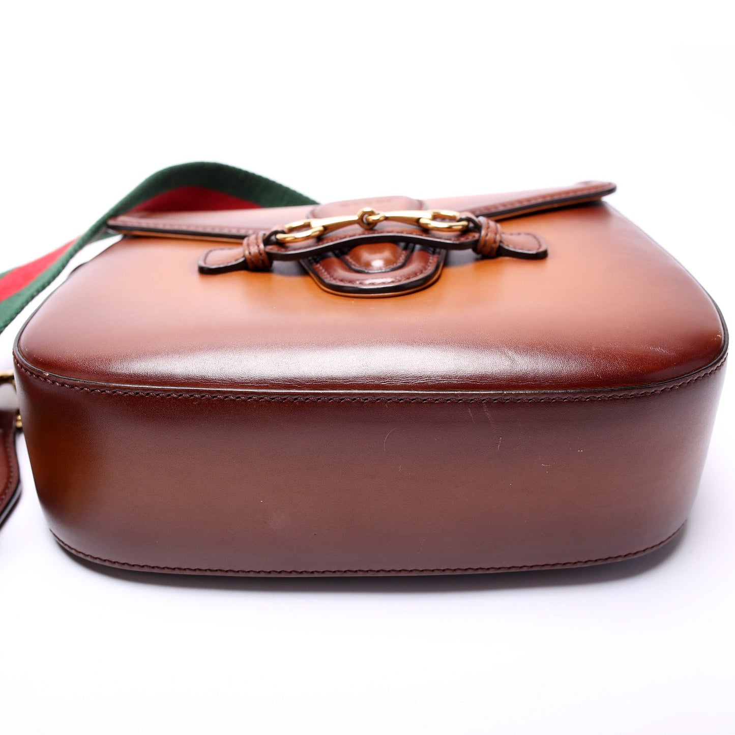 Gucci 380573 Calfskin Lady Web Medium Shouler Bag