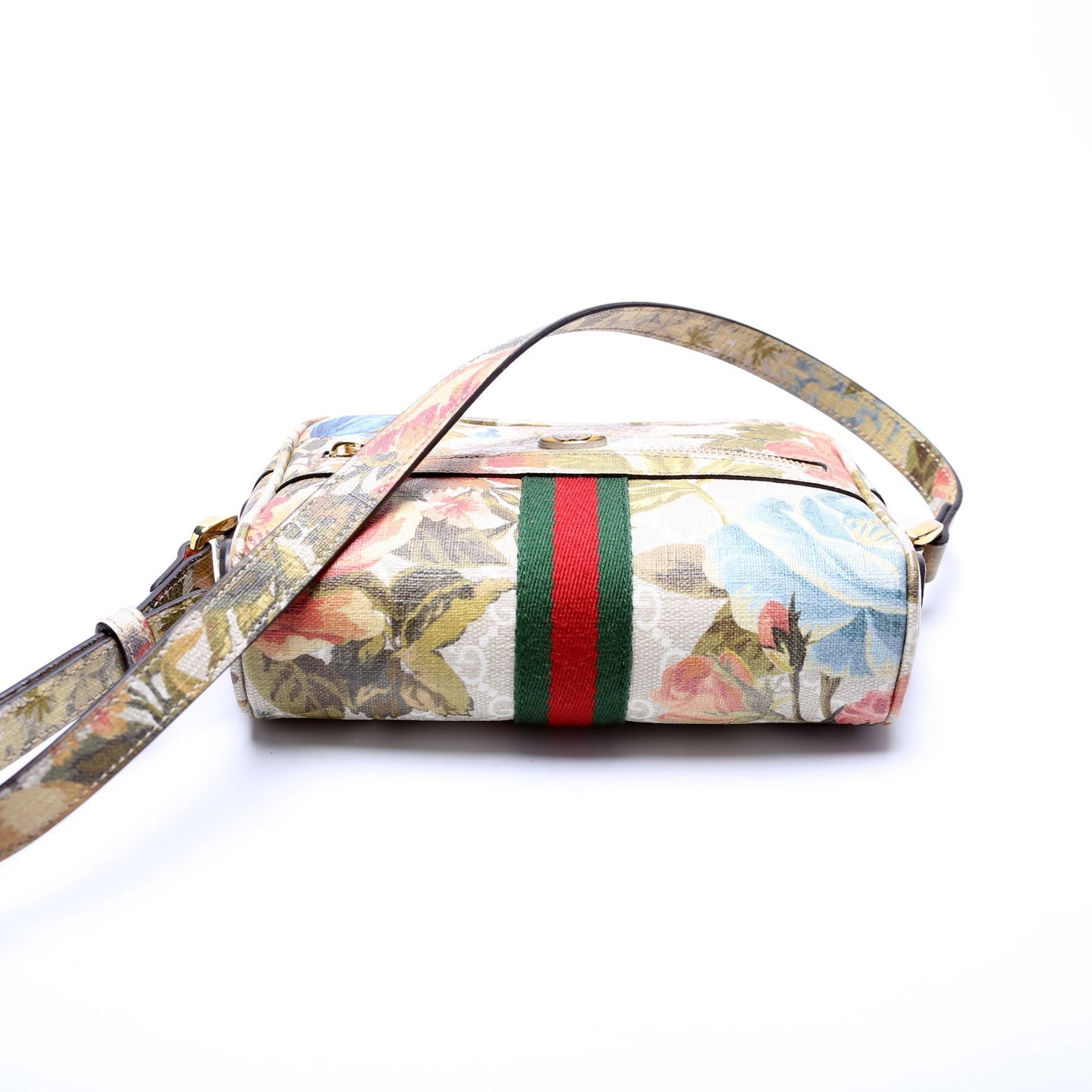 Gucci 517350 GG Flora Supreme Mini Ophidia Bag