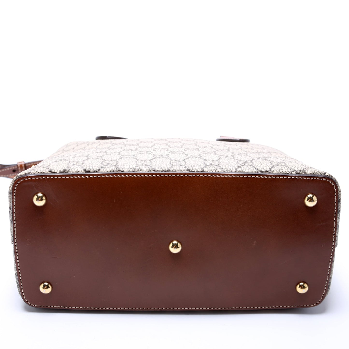 Gucci 429147 GG Canvas Fold Over Tote Bag