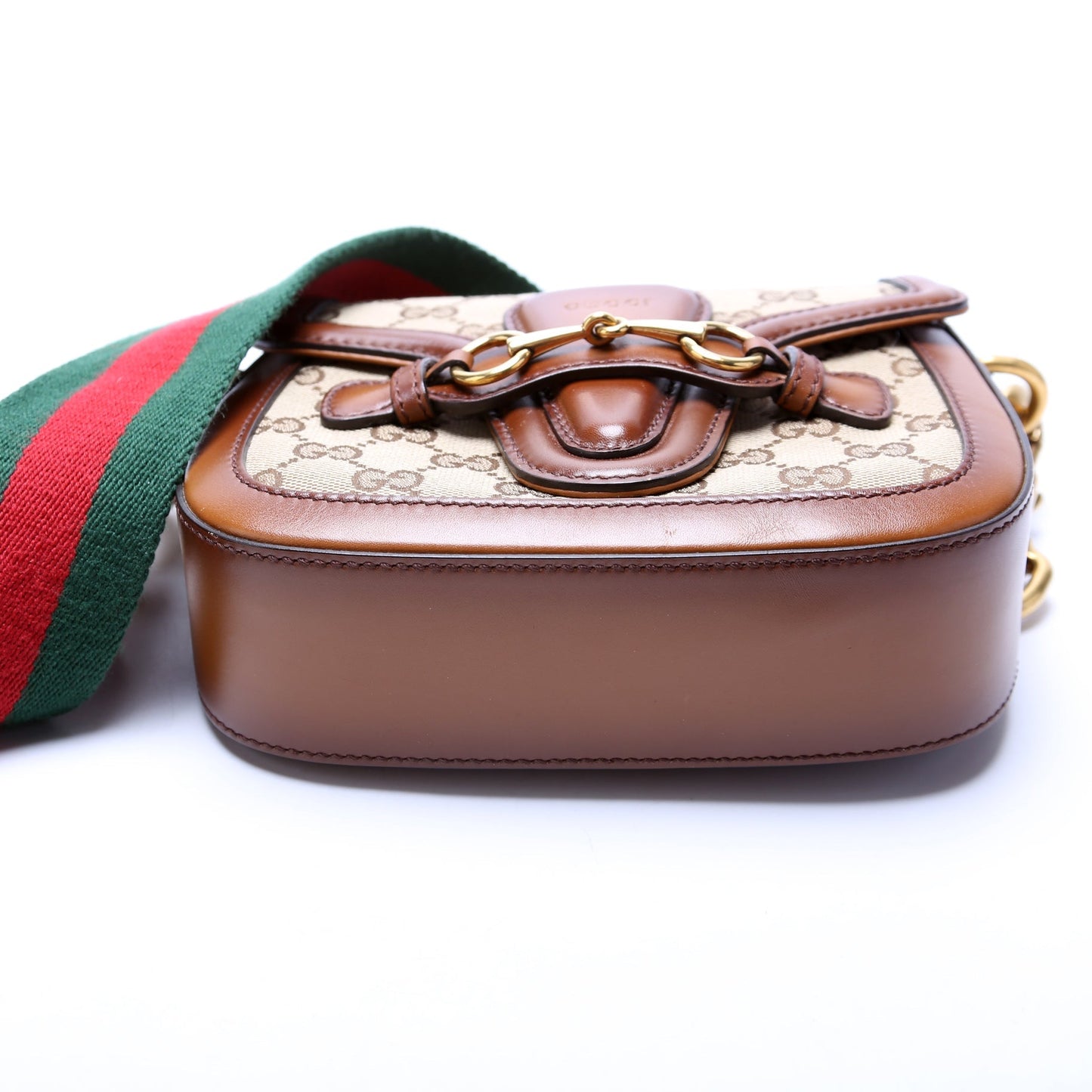 Gucci 384821 GG Canvas Lady Web Small Shoulder Bag