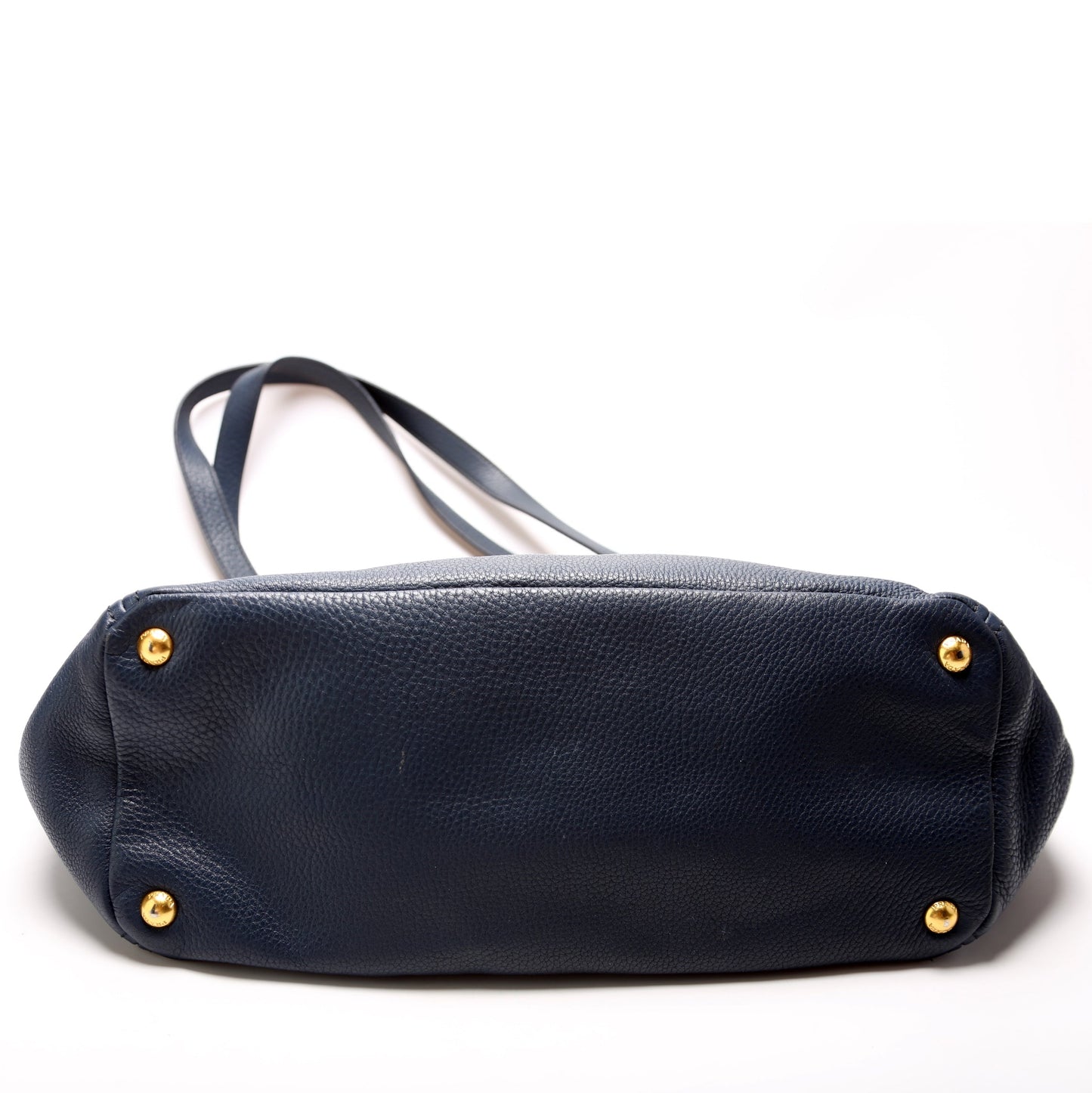 Prada Vitello Daino Side Pocket Shopper Tote Bag