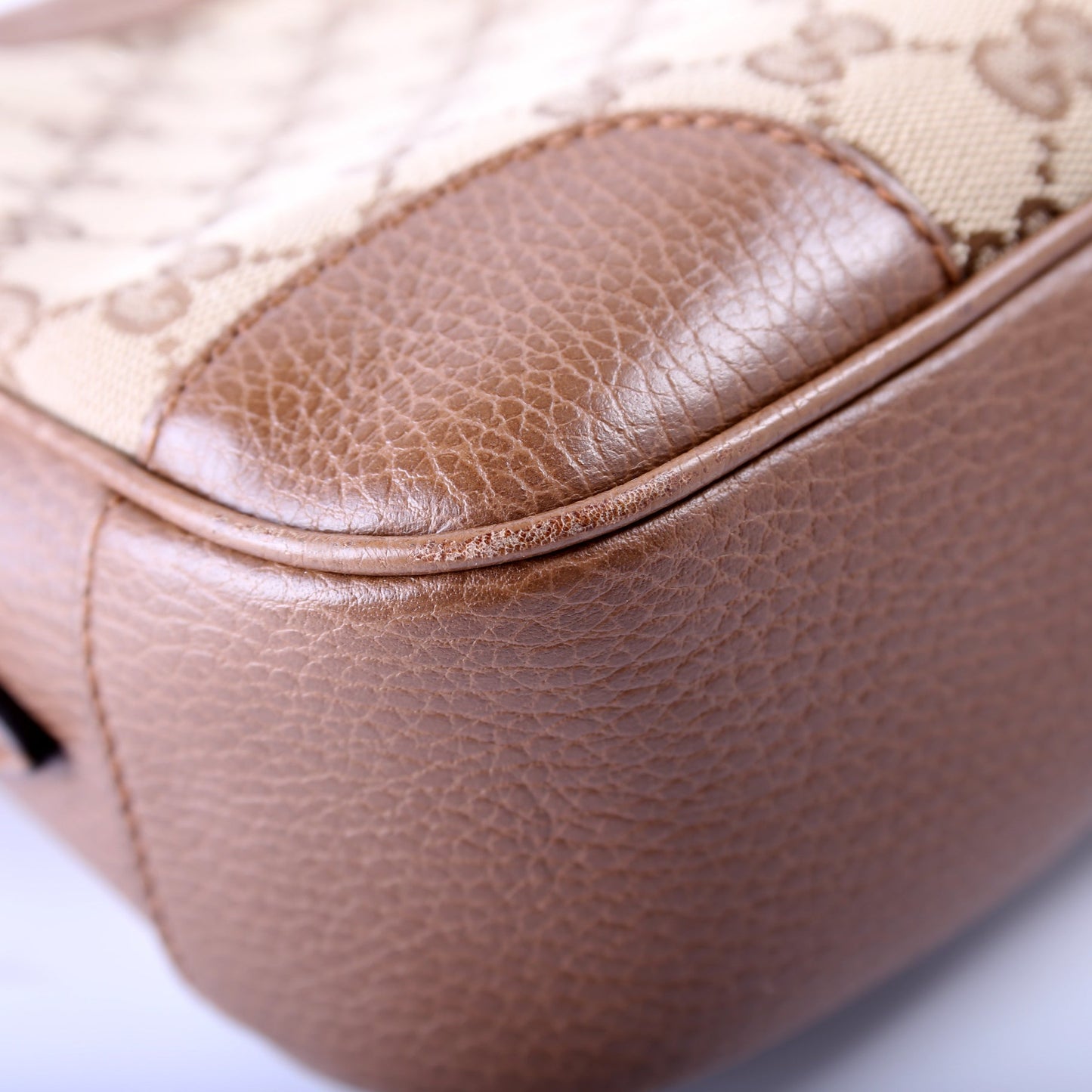 Gucci Leather Canvas Crossbody