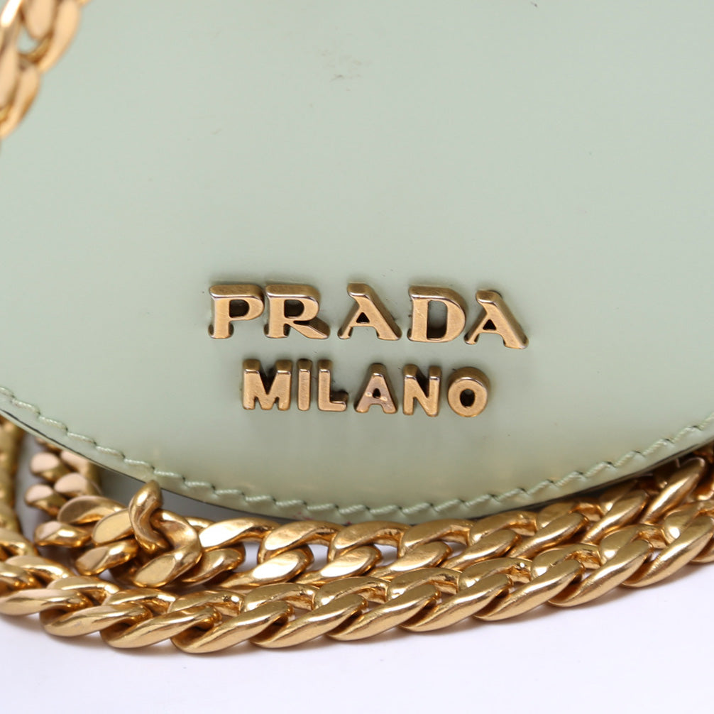 Prada Micro Box Round Leather Bag
