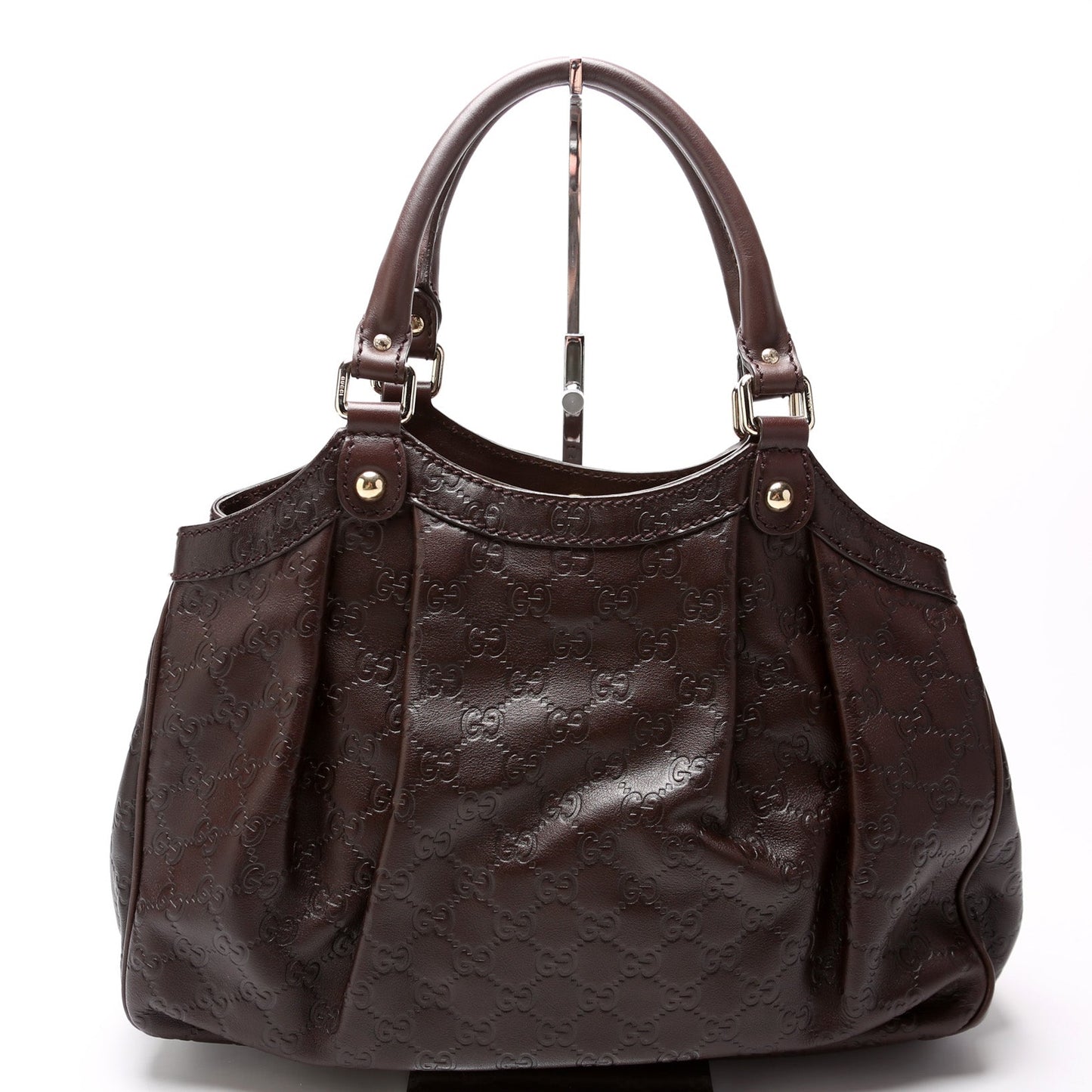 Gucci 211944 Sukey GG Leather Medium Bag