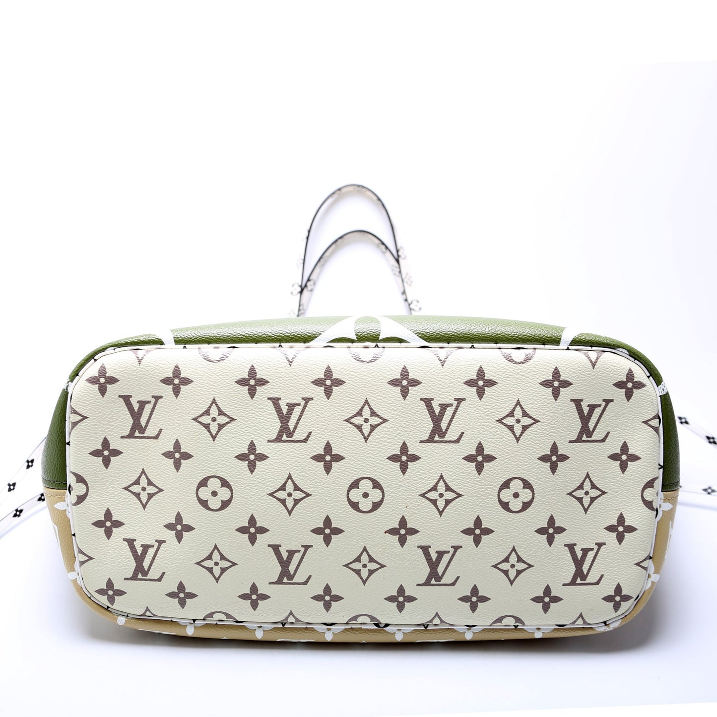 Louis Vuitton Neverfull W/Wallet MM Giant Monogram