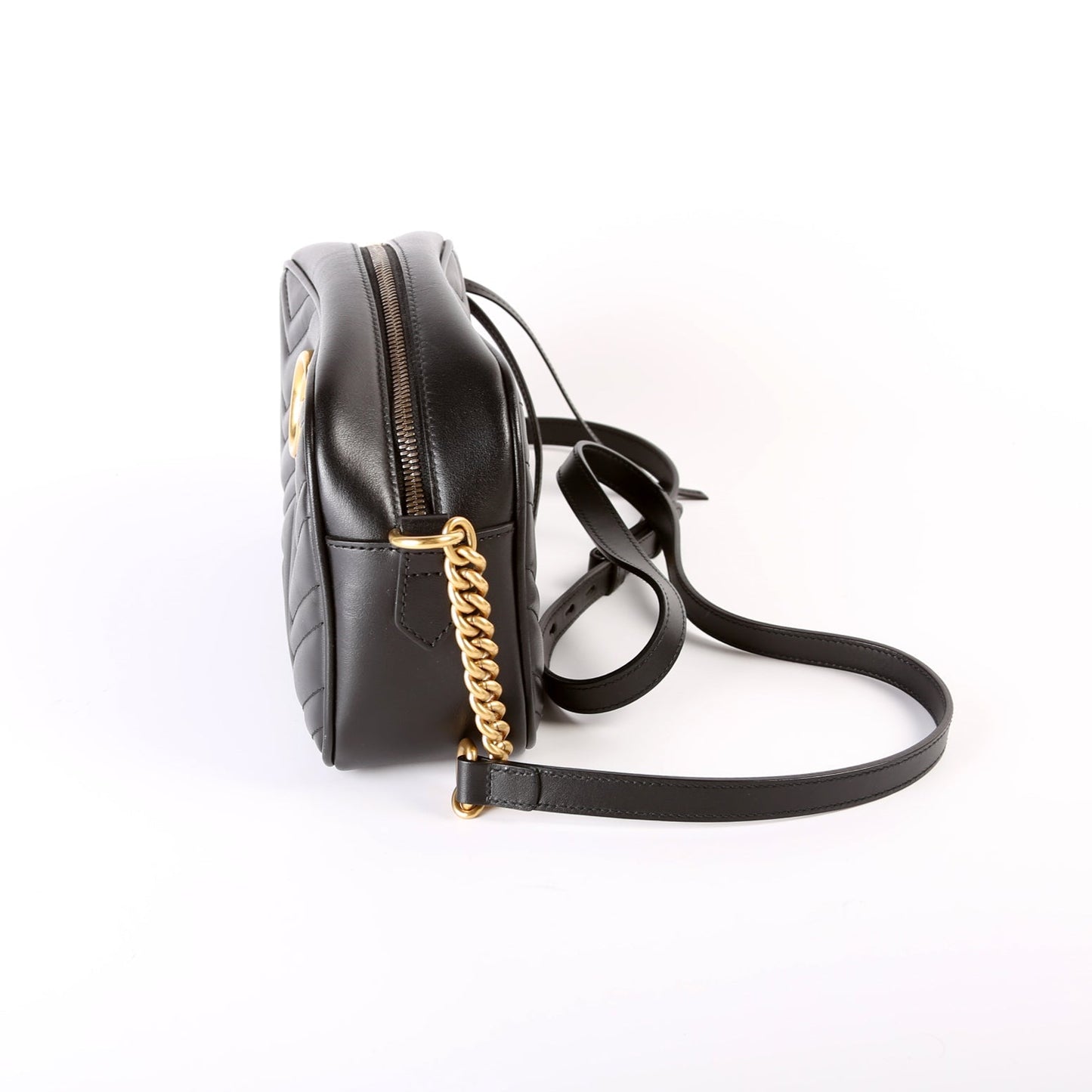 Gucci 447632 Marmont Small Leather Camera Bag