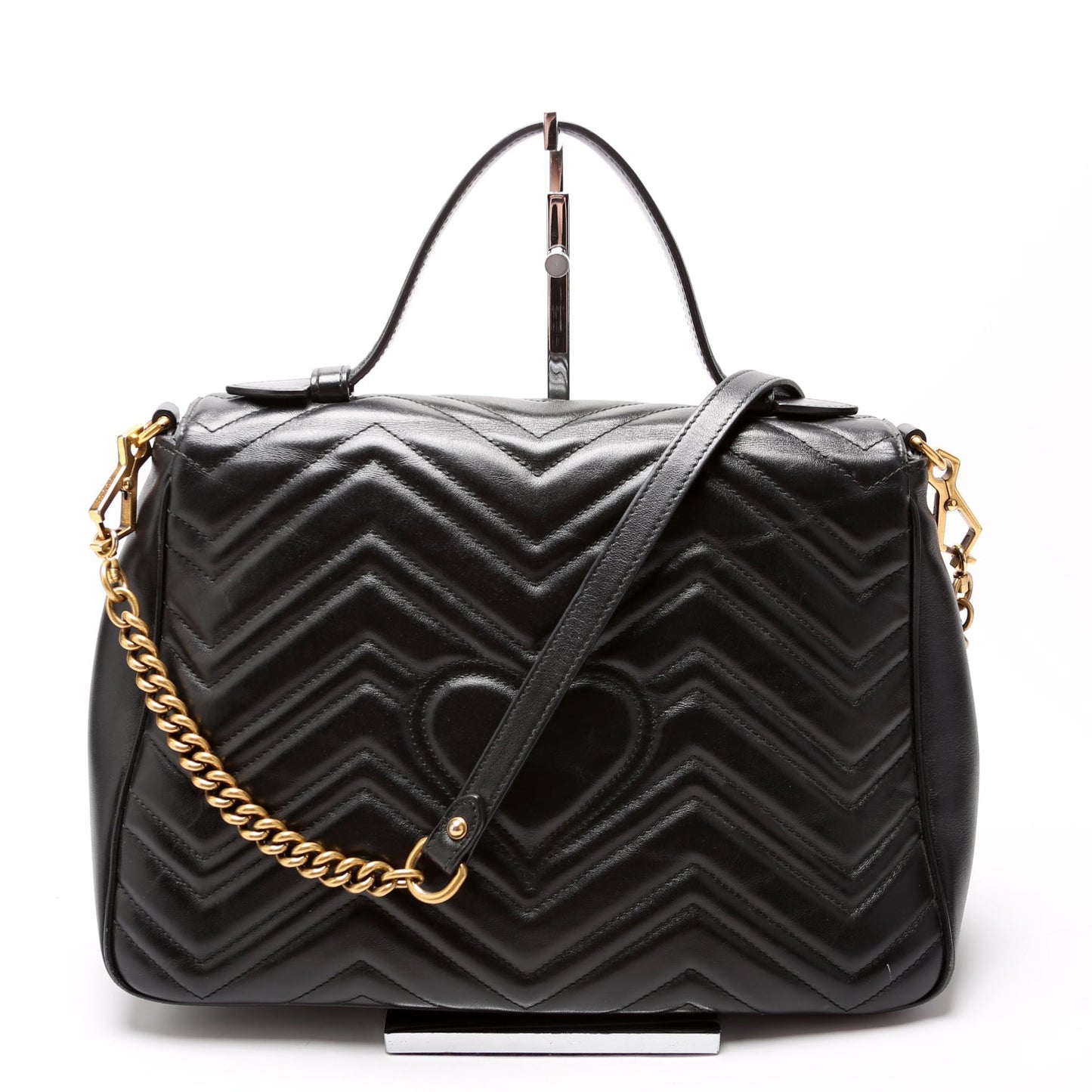 Gucci 498109 Marmont Top Handle Medium Bag