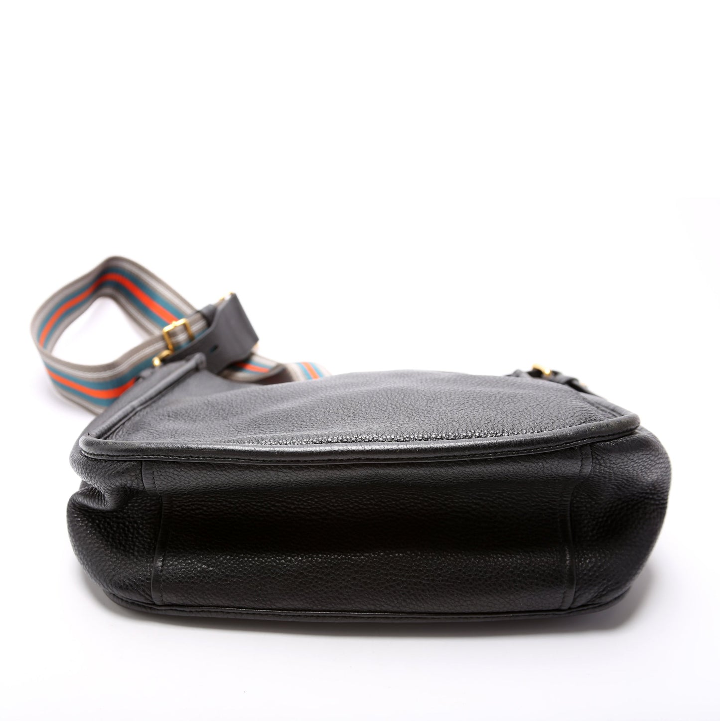 Prada Vitello Daino Hobo Black Bag