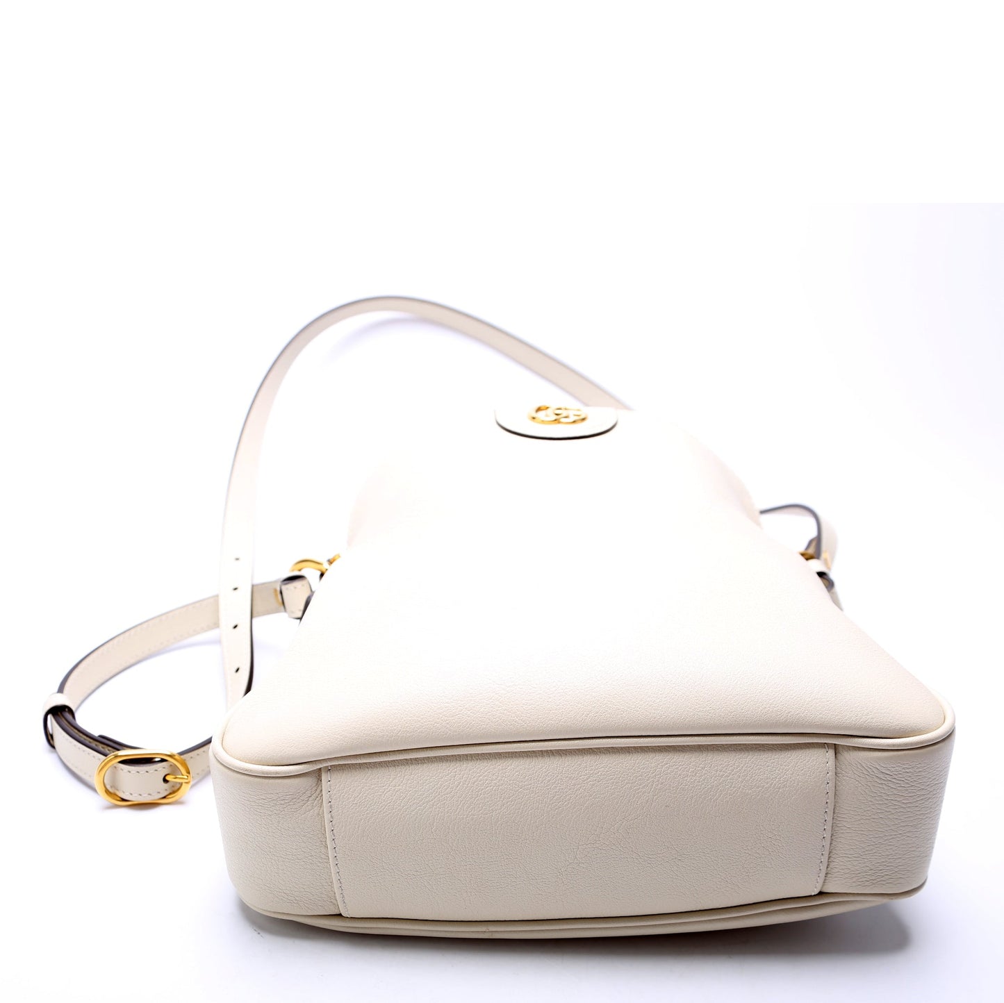 Gucci 746124 Diana Bamboo Shoulder White Bag