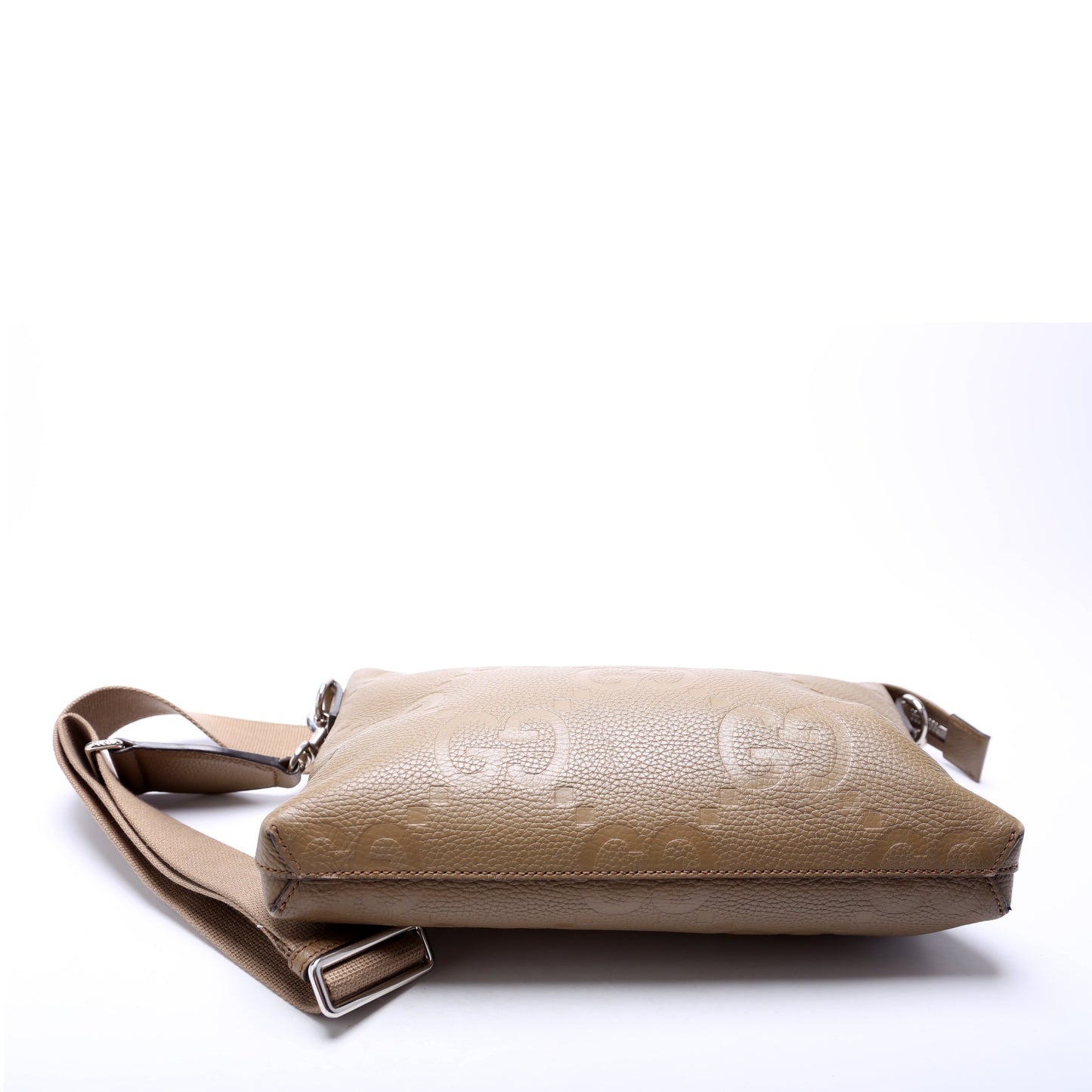 Gucci 696009 Jumbo GG Messenger Taupe Bag