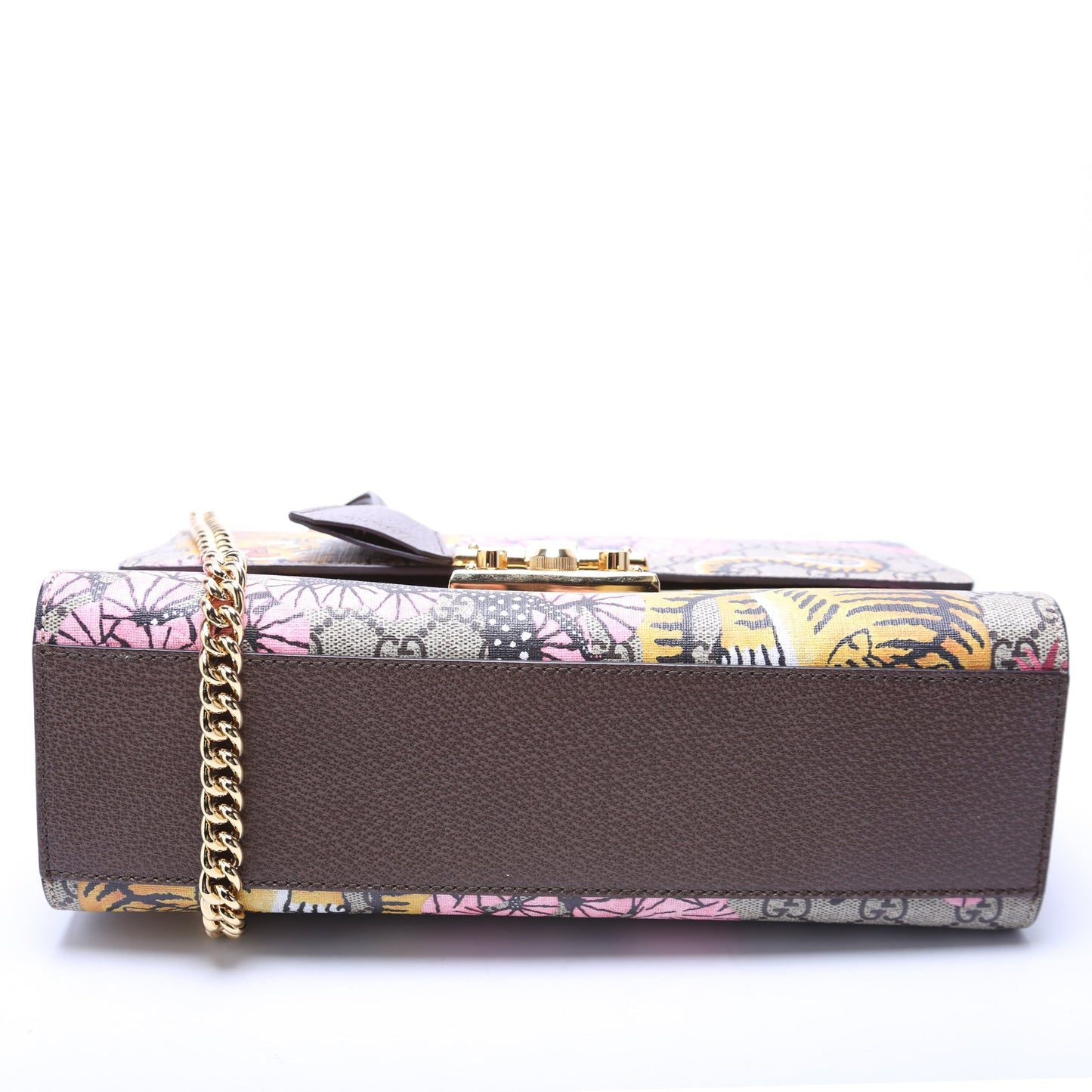 Gucci 409486 Padlock GG Supreme Bengal Shoulder Medium Multicolor Bag