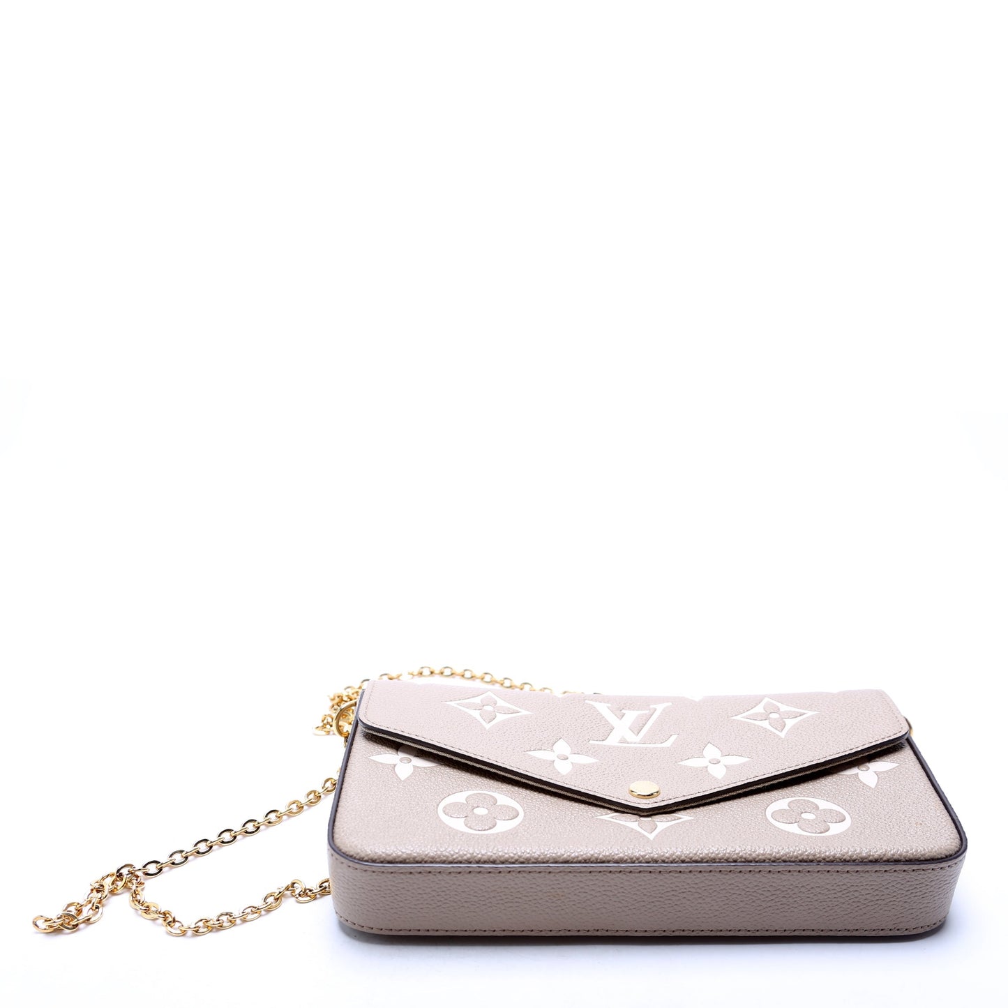 Louis Vuitton Pochette Felicie Bicolor Empreinte Beige/Cream