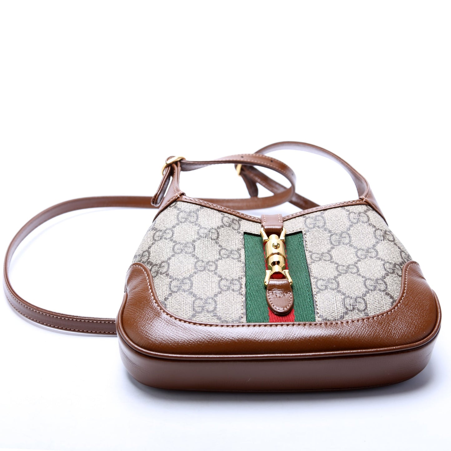 Gucci 637092 Jackie 1961 Mini Hobo Brown Bag