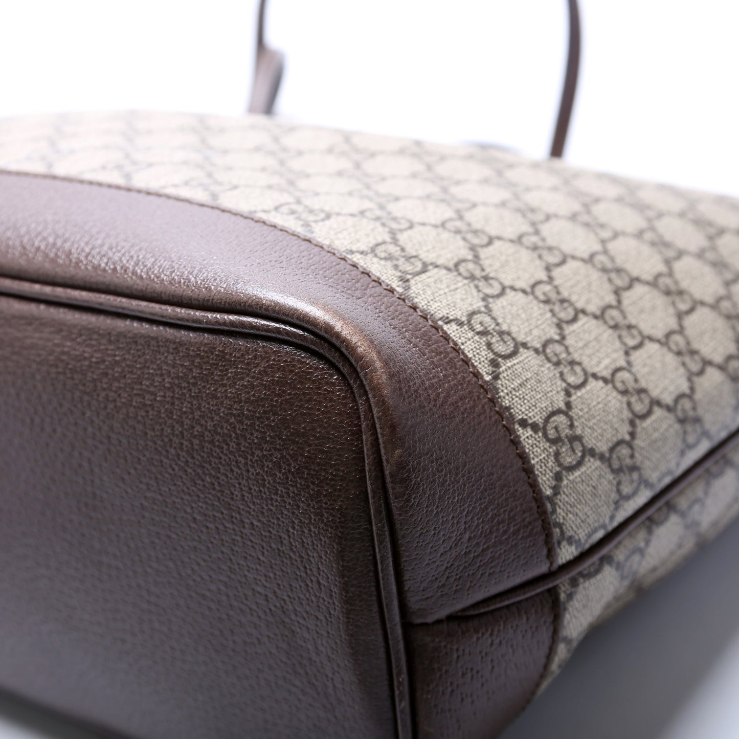 Gucci 739730 Ophidia GG Supreme Medium Tote Brown Bag