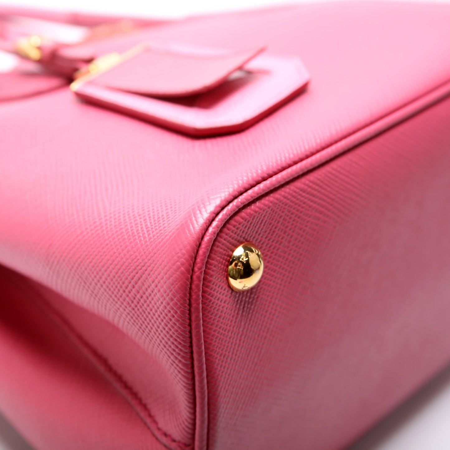 Prada 1BG887 Saffiano Cuir Double Small Pink Bag