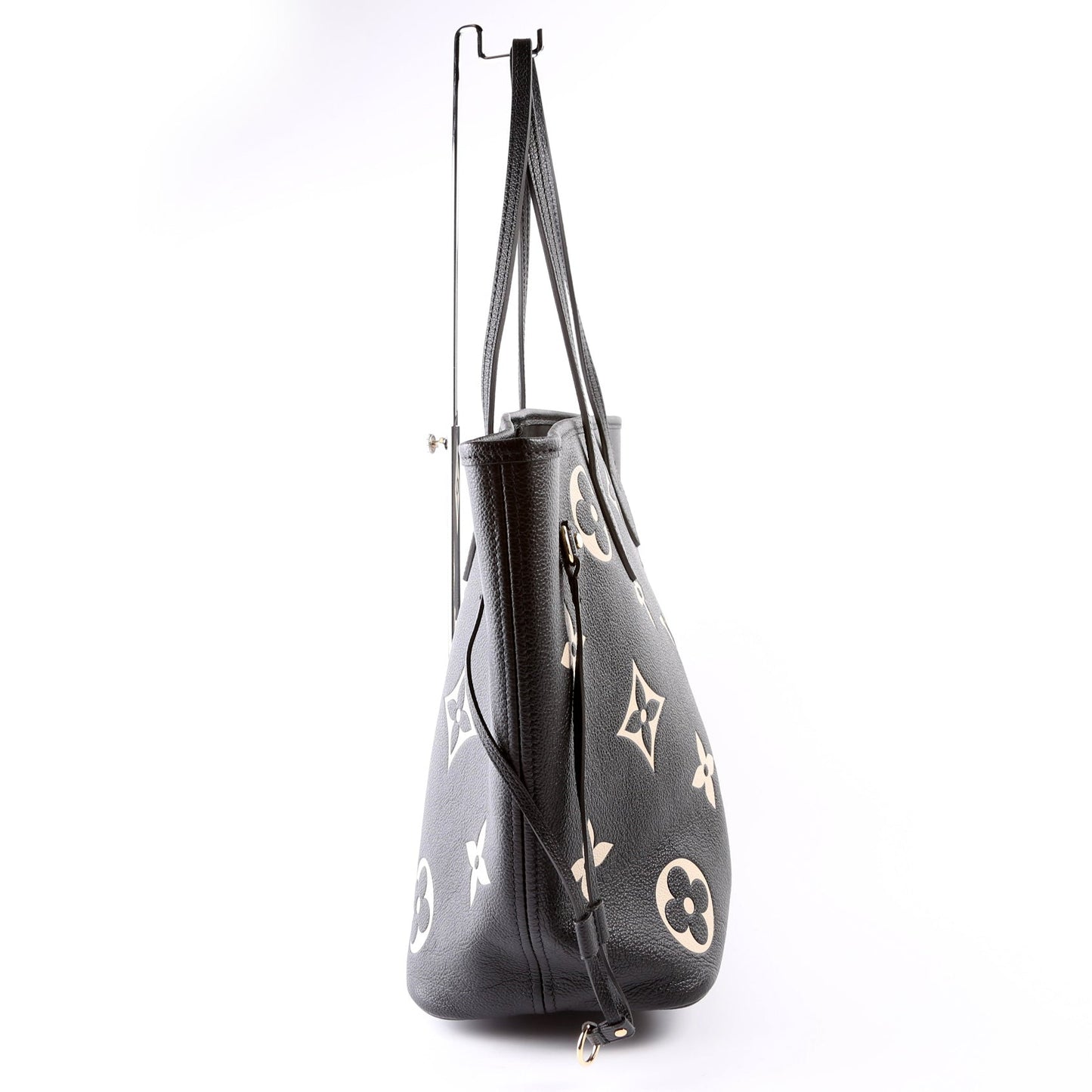 Louis Vuitton Neverfull with Wallet MM Bicolor Empreinte Black