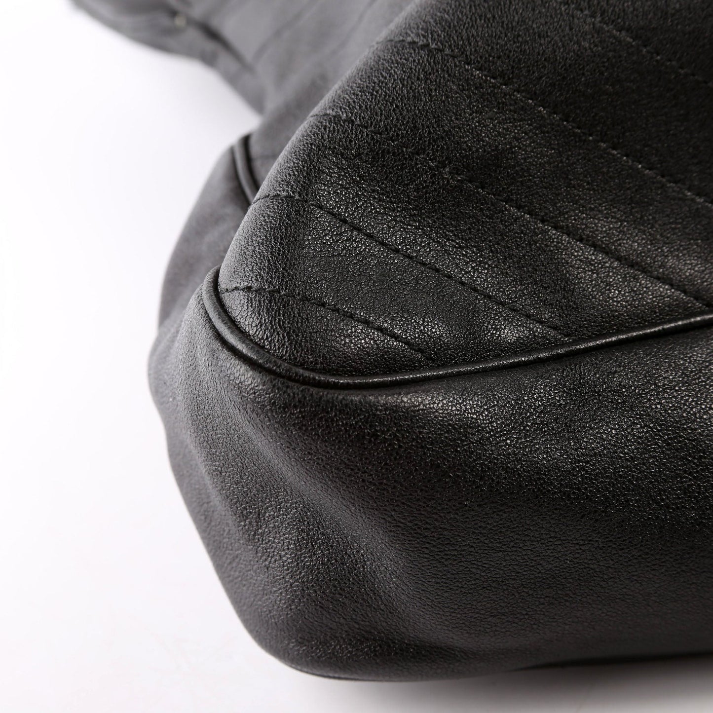 Gucci 751516 Blondie Medium Leather Tote Black Bag