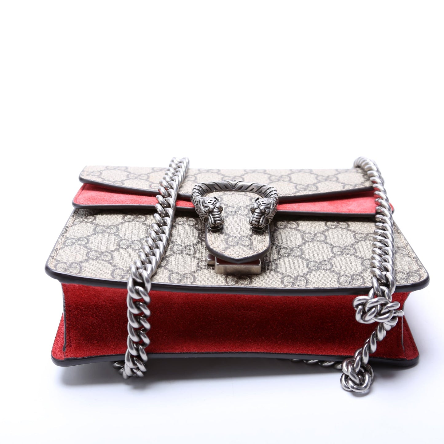 Gucci 421970 Dionysus GG Shoulder Mini Red Bag