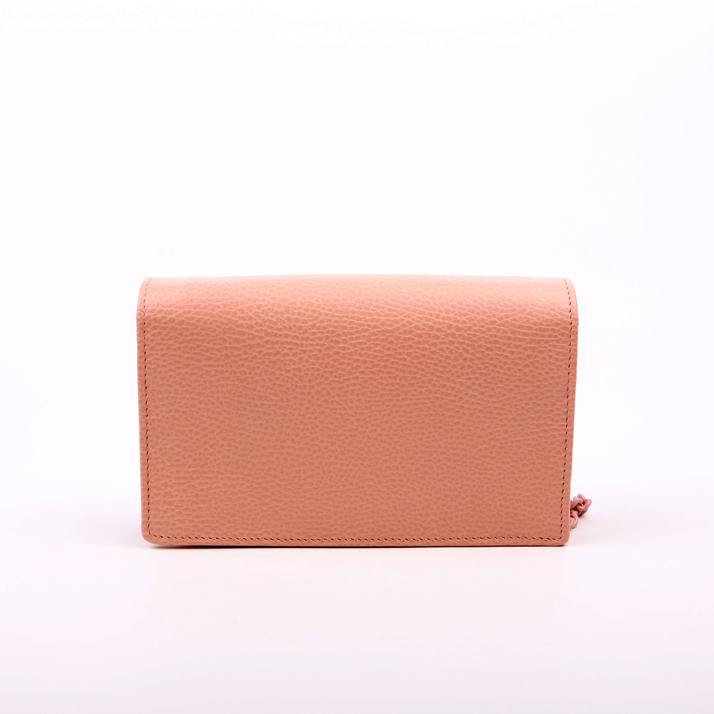 Gucci 497985 Marmont Mini Chain Pink Bag