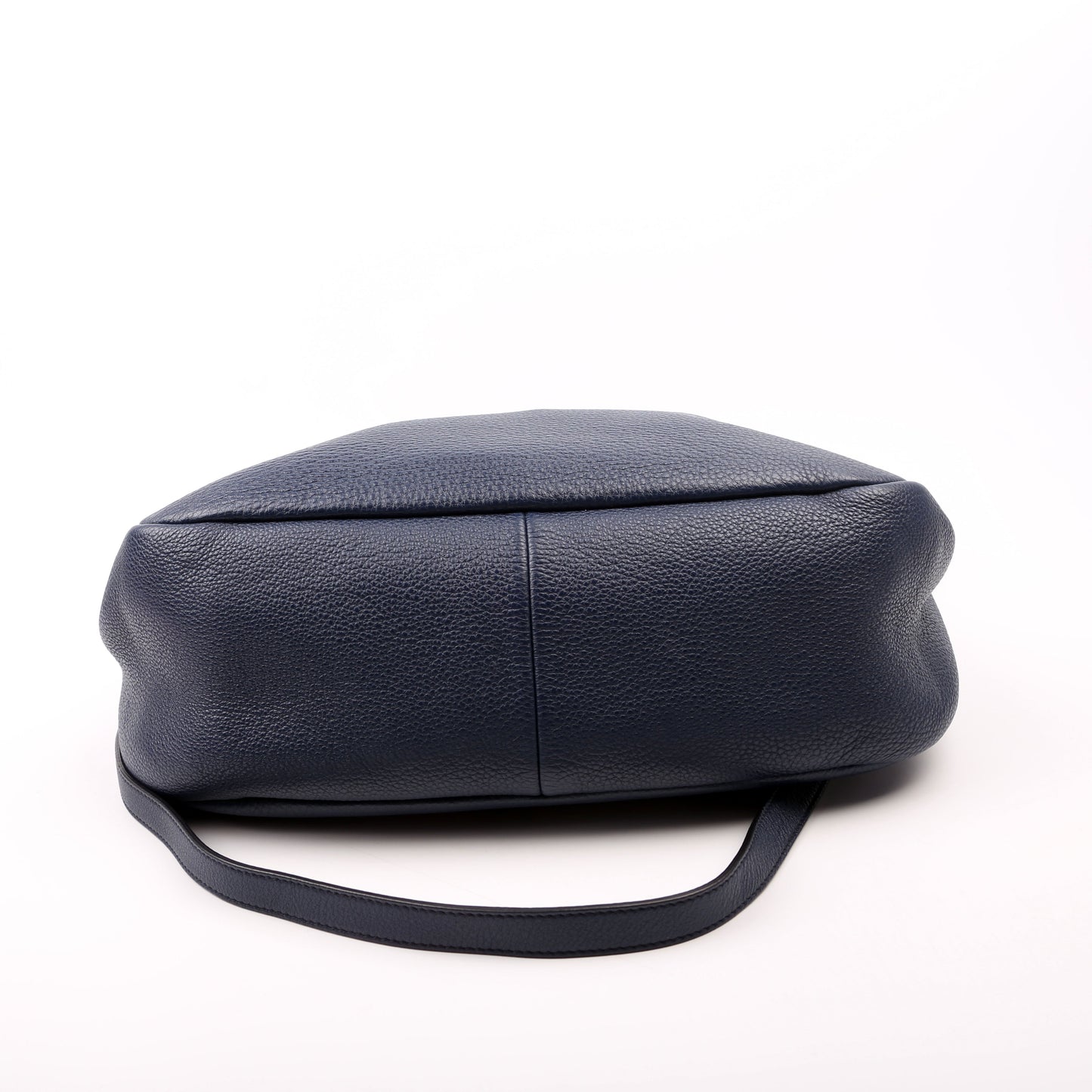 Prada Vitello Phenix Hobo Navy Bag