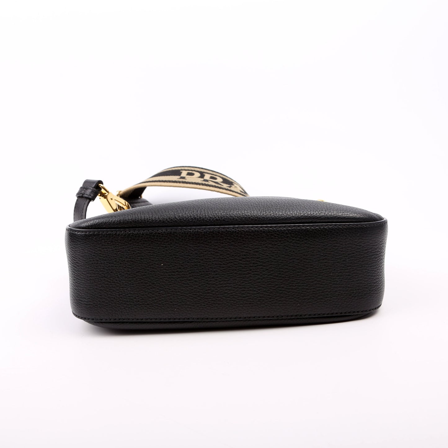 Prada 1BH193 Vitello Daino Soft Leather Crossbody Black Bag