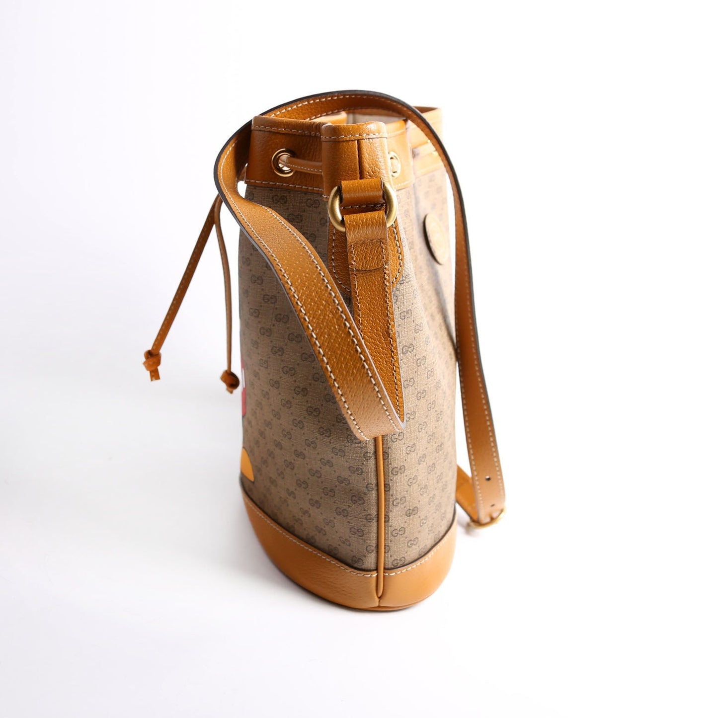Gucci 602691 Disney Micro GG Bucket Brown Bag