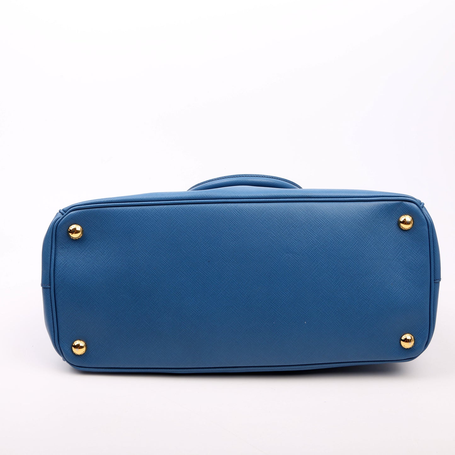 Prada Saffiano Galleria Medium Blue Bag - Style 2