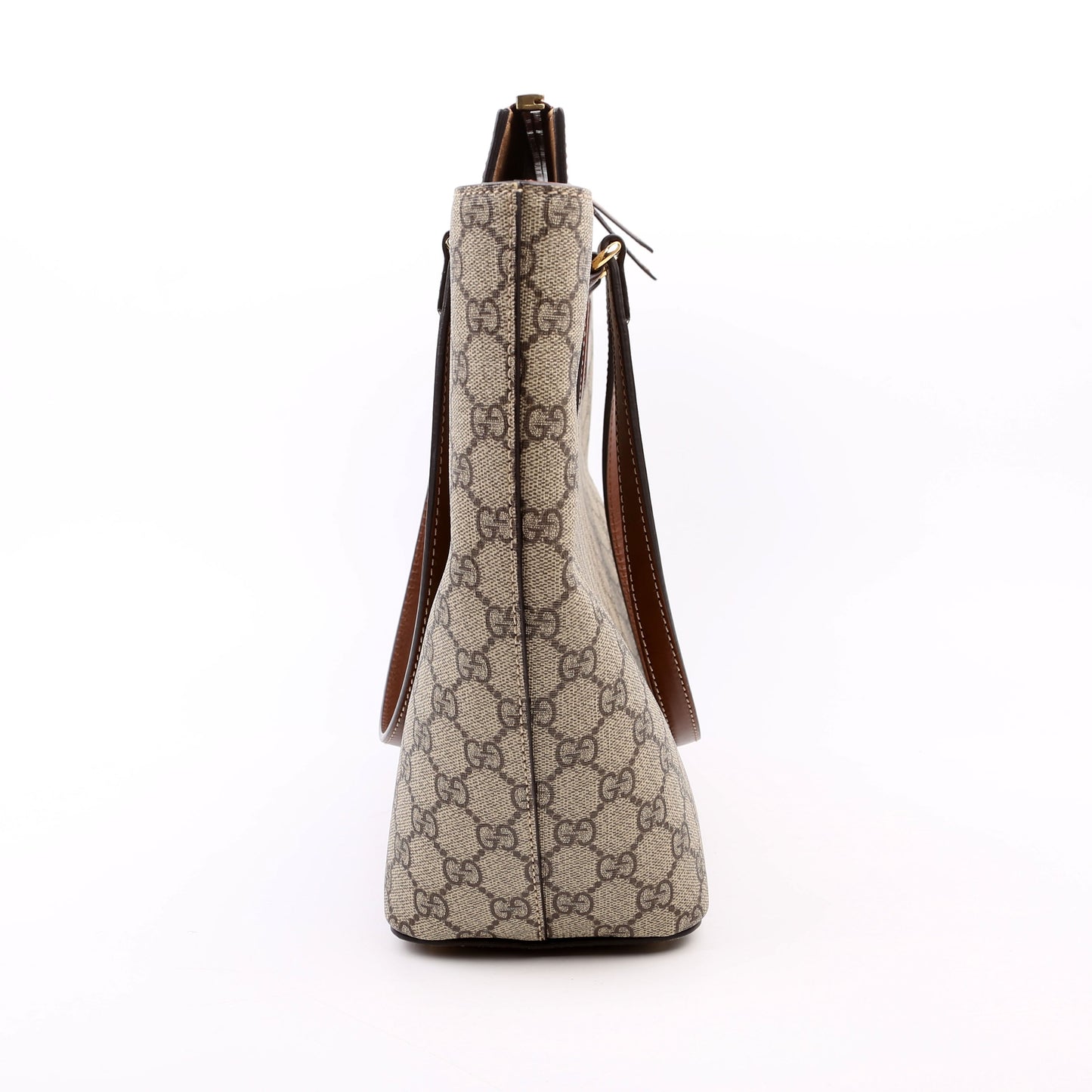 Gucci 415721 GG Supreme Tote Brown/Beige Bag