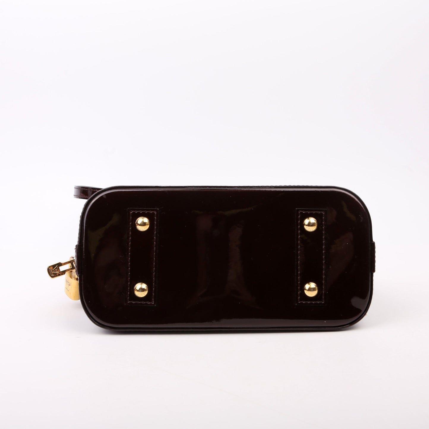 Louis Vuitton Alma BB Vernis Burgundy