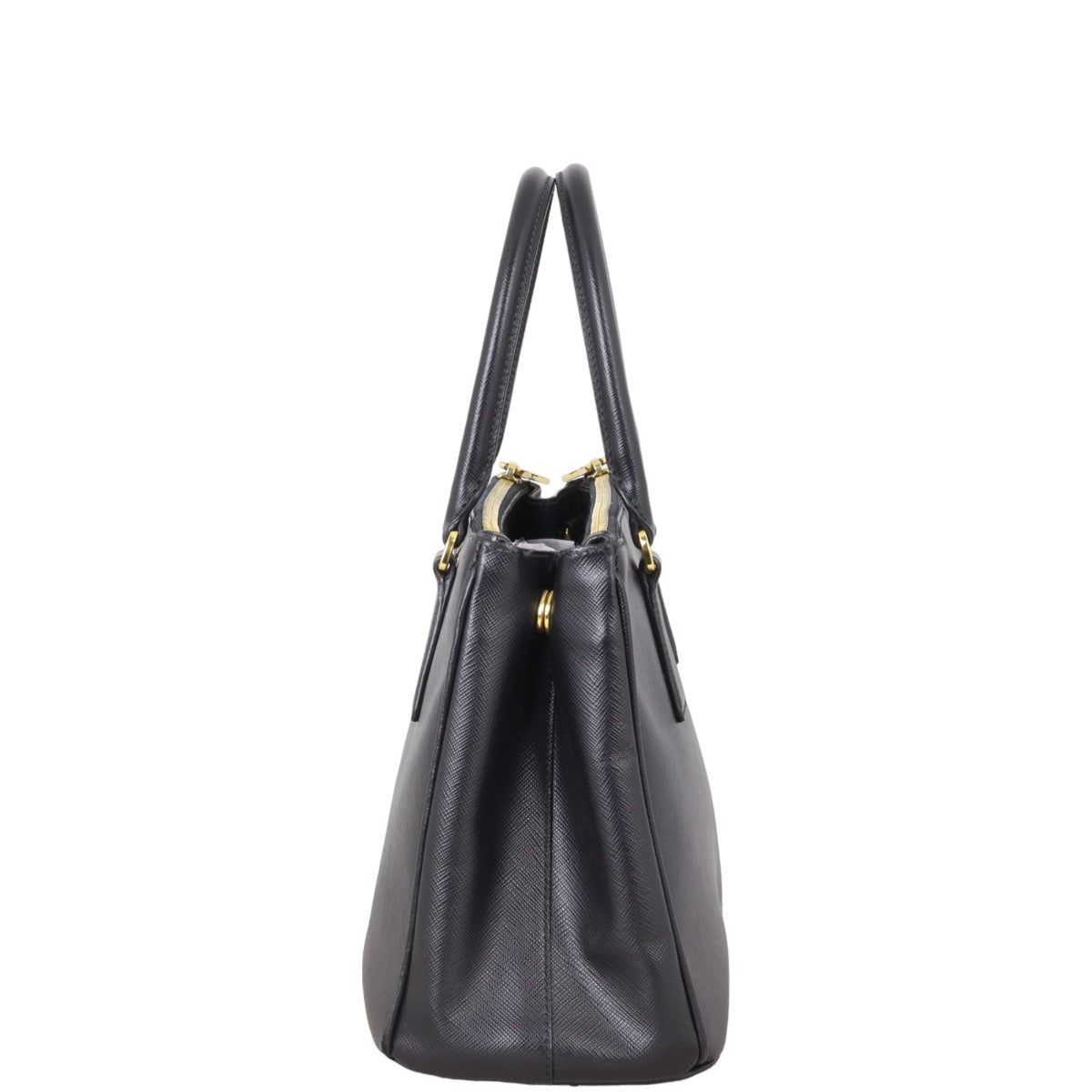 Prada Saffiano Lux Galleria Double Zip Tote Small