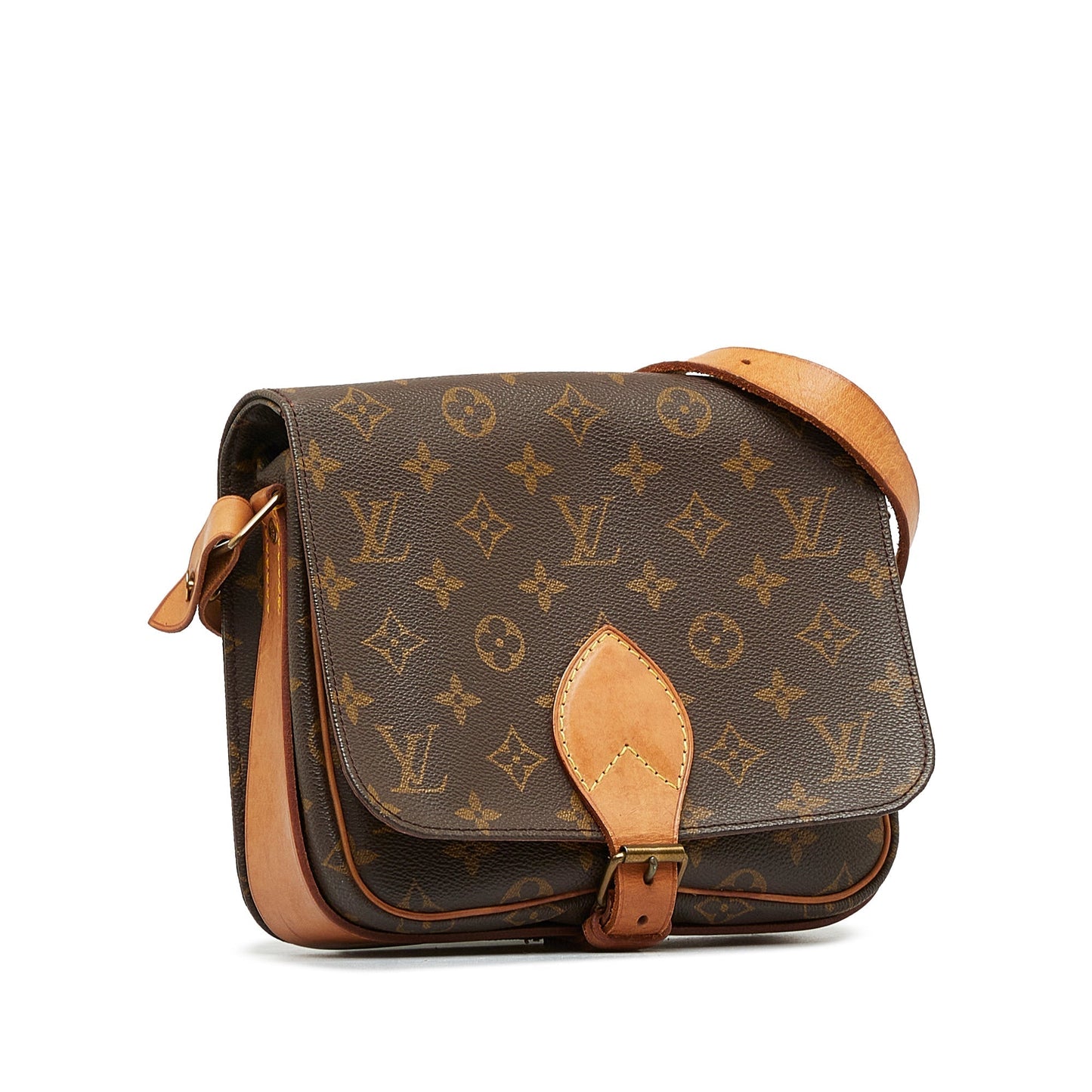 LOUIS VUITTON Monogram Cartouchiere MM Crossbody Bag