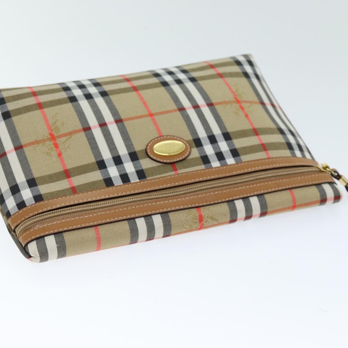 BURBERRY Nova Check Clutch Bag